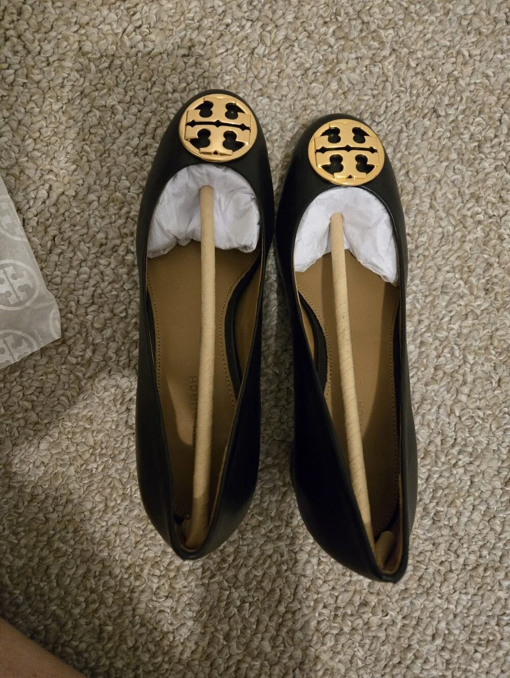 Tory Burch Black Heels
